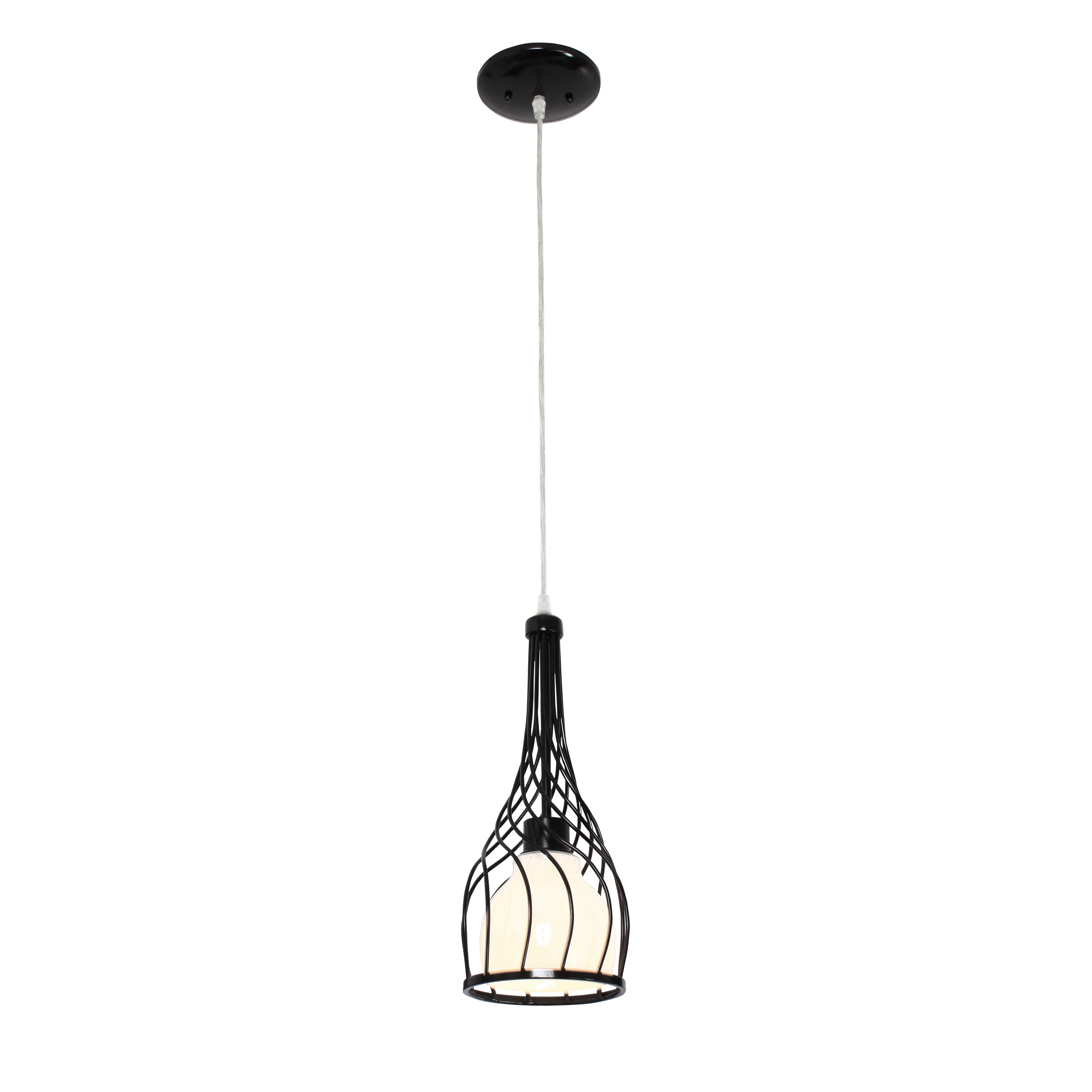 Varaluz Chianti 1 light Black Mini Pendant