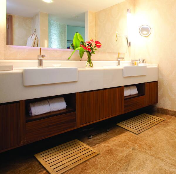 Seville Clics Bamboo Bathroom Floor Mat 28 In X 22 Bamboo Bathroom Floor Mat