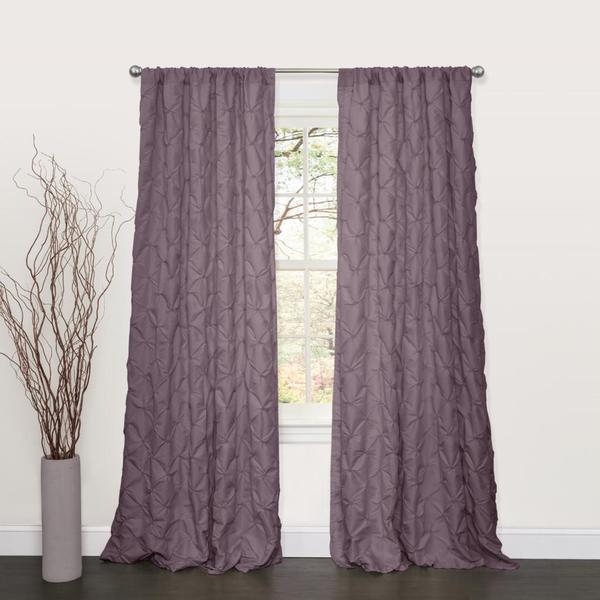 Lush Decor Lake Como Purple 84 inch Curtain Panel Lush Decor Curtains