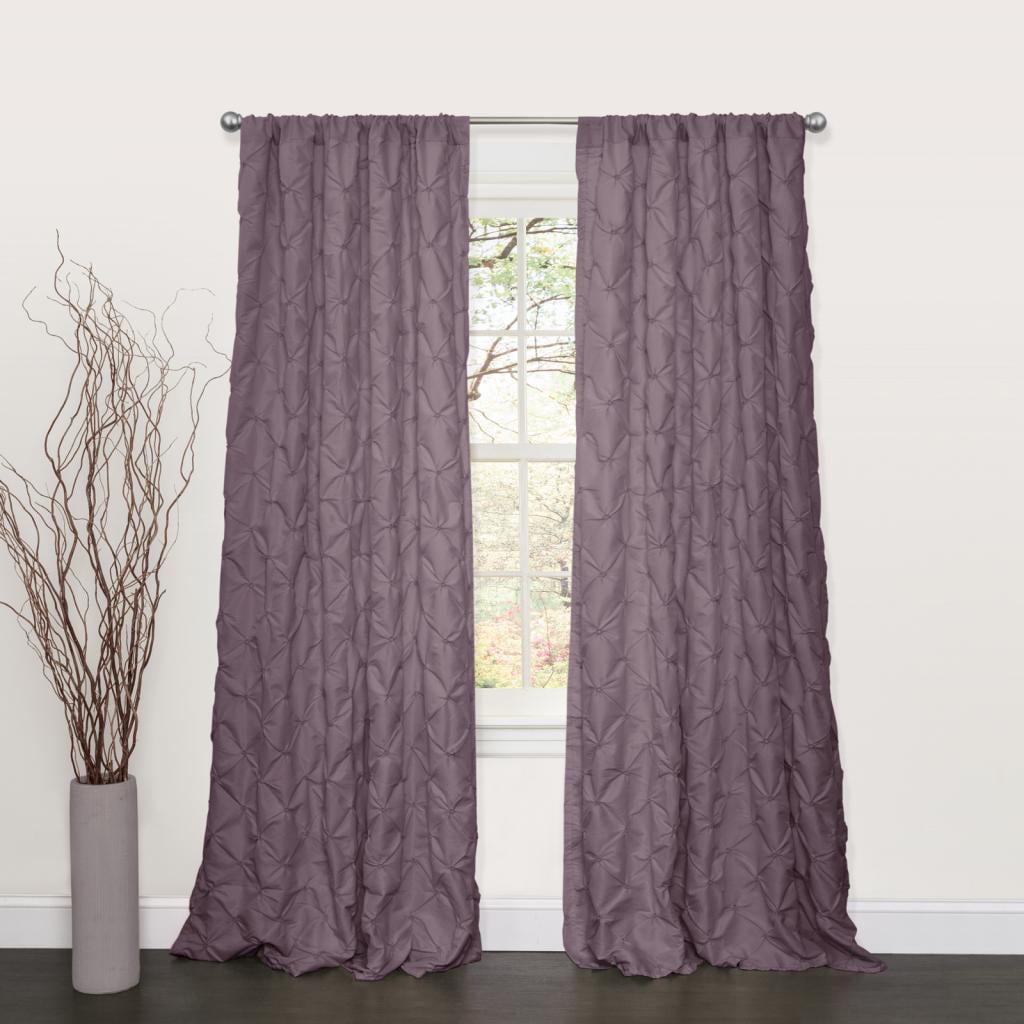 Lush Decor Lake Como Purple 84 inch Curtain Panel