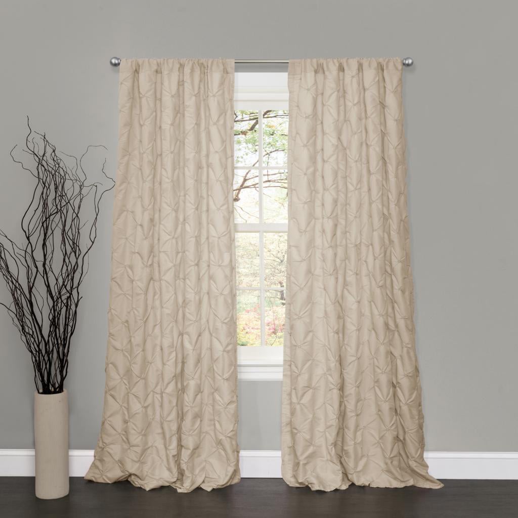 Lush Decor Lake Como Taupe 84 inch Curtain Panel