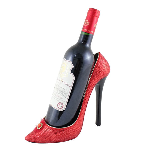Shop Jacki Design Classic Red High Heel Wine Bottle Holder Free