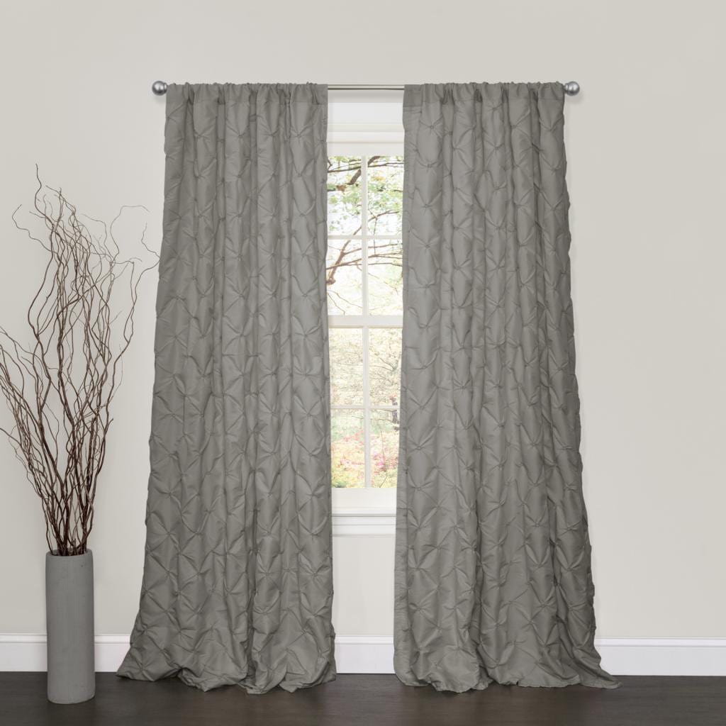 Lush Decor Lake Como Grey 84 inch Curtain Panel