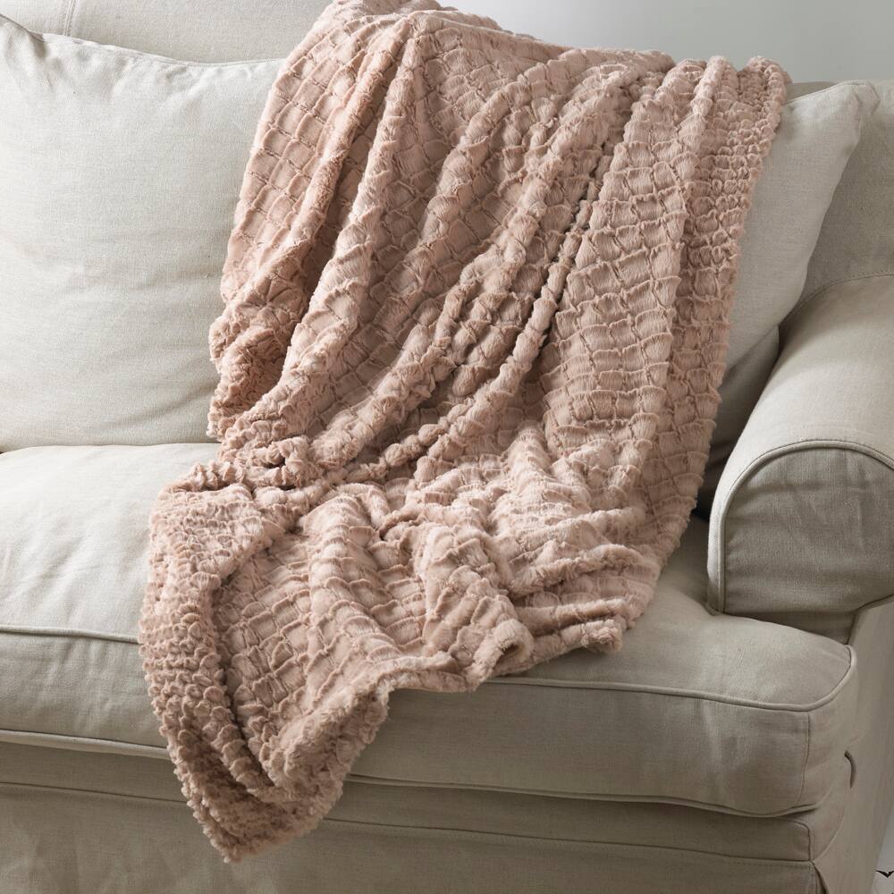 Faux Fur Plush 50 x 60 Throw