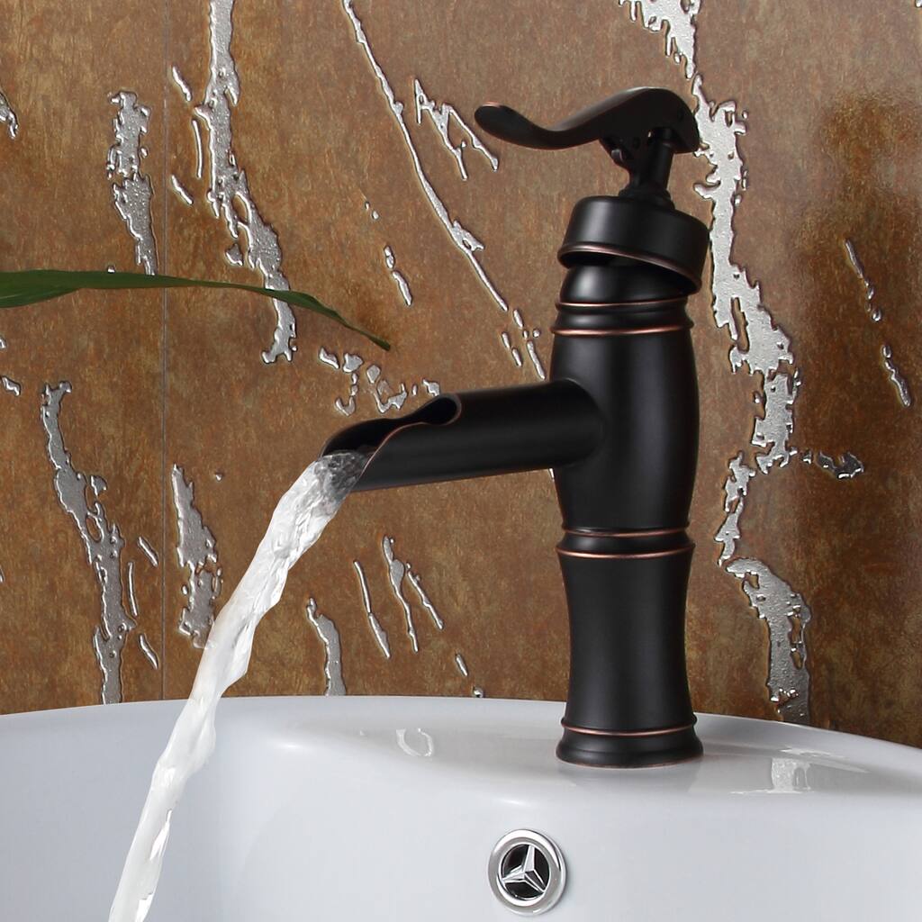 Elite 8827ORB Oil Rubbed Bronze Finish Single Lever Basin Faucet