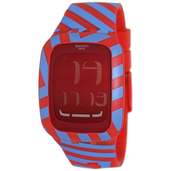 swatch women's digital watch