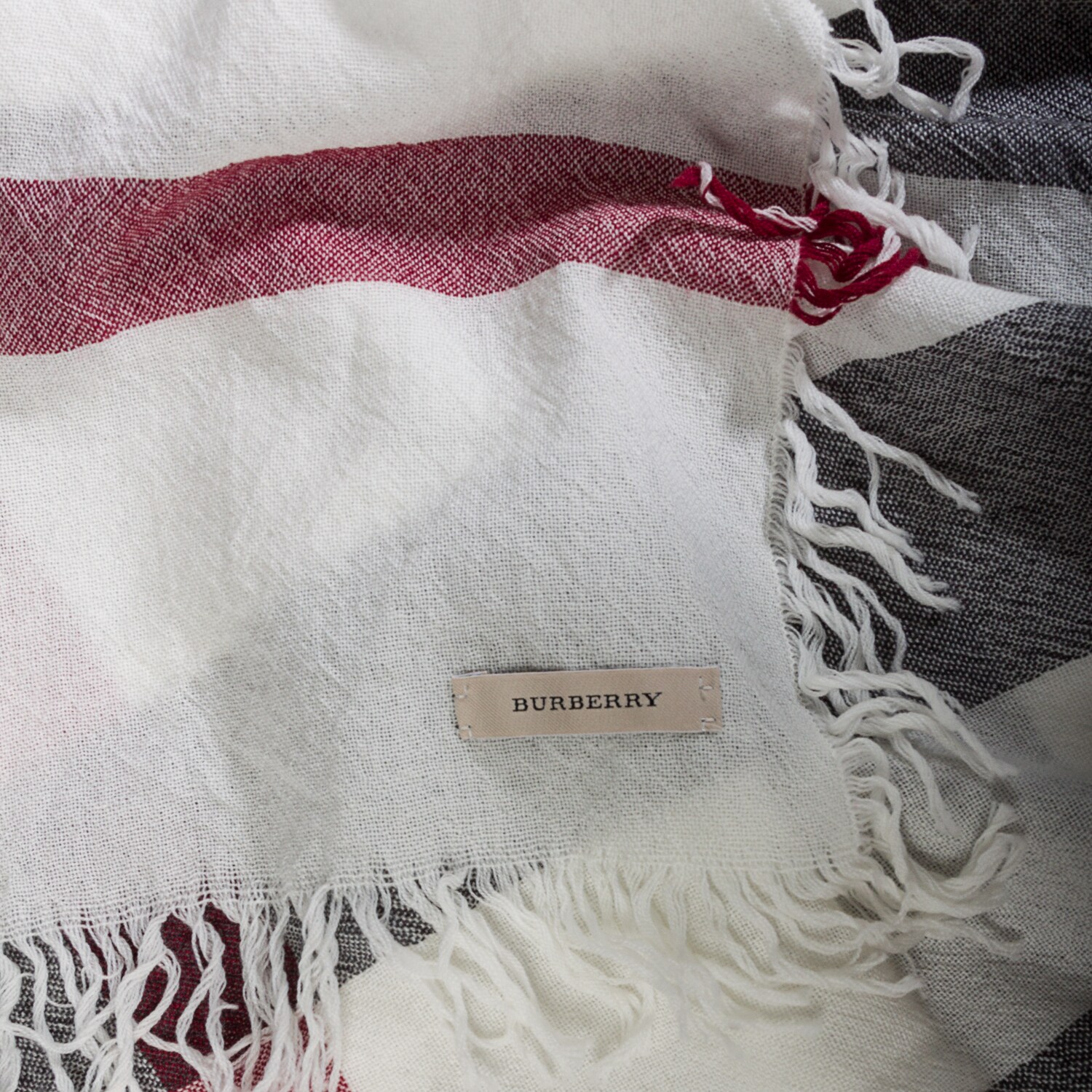 burberry scarf ivory