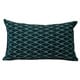 Shop Hand-Woven Ikat Decorative Green Lumbar Pillow (India) - Free ...