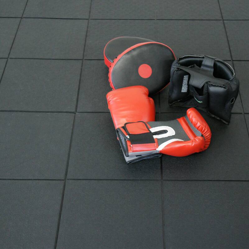 Rubber-Cal Revolution Gym Tiles Interlocking Floor Tiles