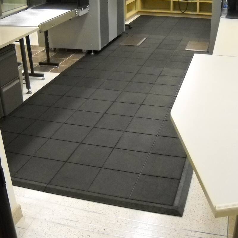 Rubber-Cal Revolution Gym Tiles Interlocking Floor Tiles