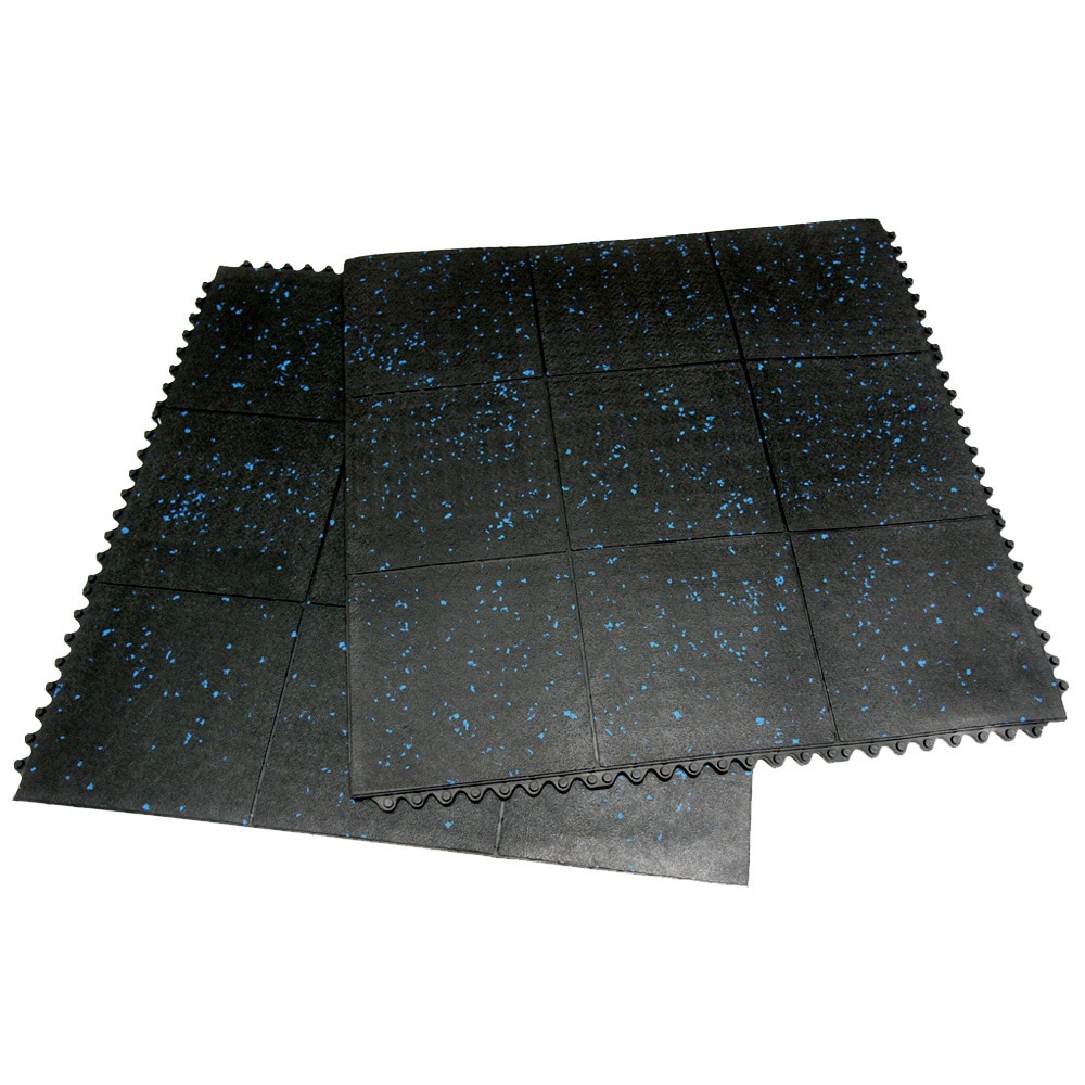 Rubber-Cal Revolution Gym Tiles Interlocking Floor Tiles