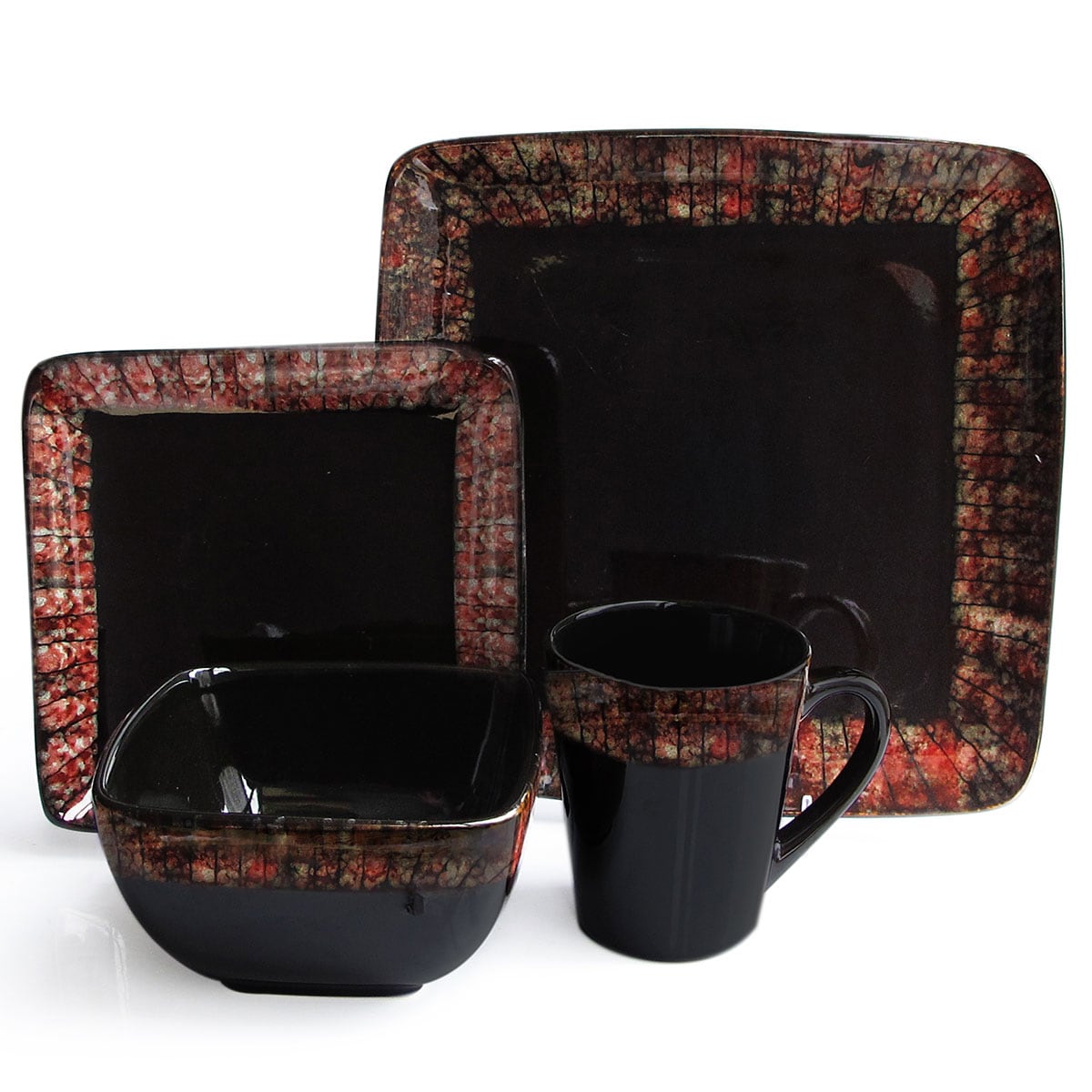 Sedona Flame 16 piece Dinner Set