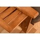 preview thumbnail 12 of 13, Copper Grove Dixie Honey Oak Full-size Wood Futon Frame with Innerspring Suede Mattress