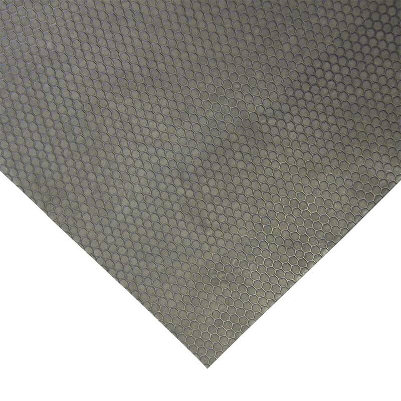 Rubber-Cal "Maxx-Tuff" Rubber Mat - Heavy Duty Rubber Floor Protection Mat - Black in color - 1/2 in x 3 ft x 4 ft - 36 x 48
