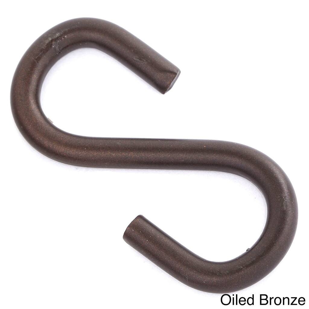 2.5-inch 'S' Pot Rack Hooks (Set of 2)