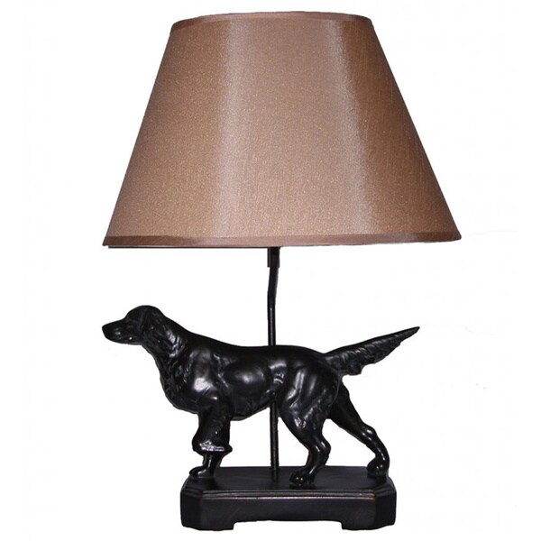 Crown Lighting 1-light Setter on Point Bronze Table Lamp