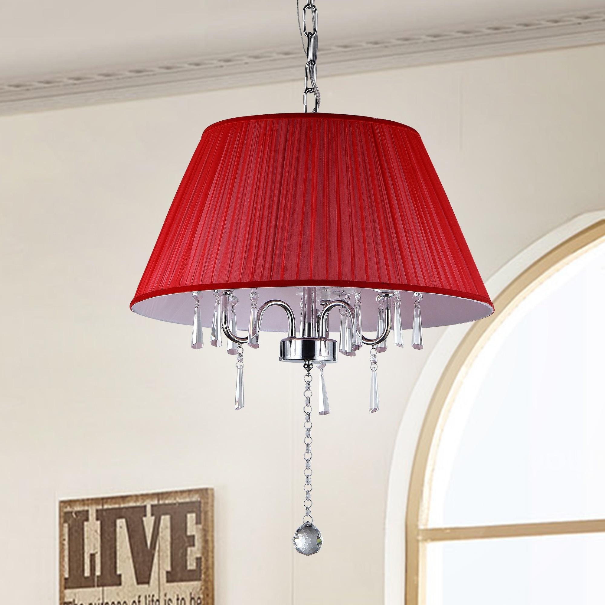 Warehouse of Tiffany Janet Crystal Chandelier