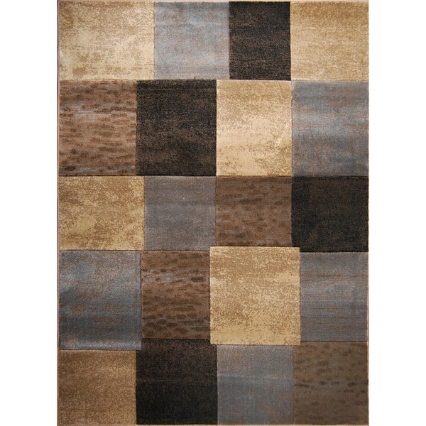 Safavieh Hand Tufted Soho Beige/ Grey Wool/ Viscose Rug (76 x 96)