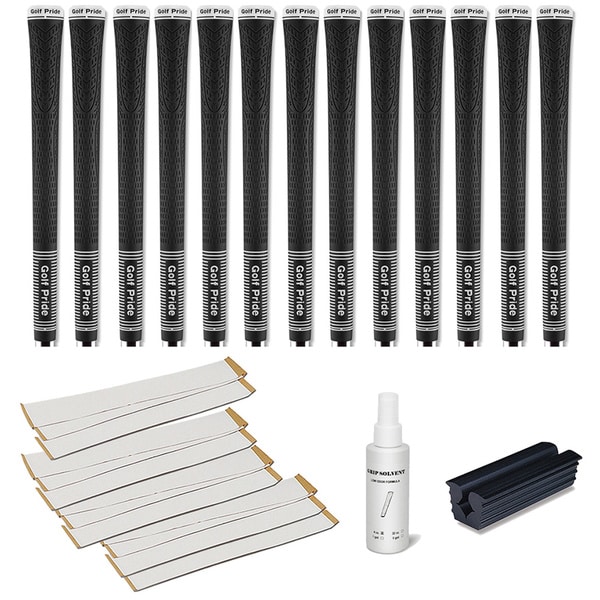 Golf Pride Tour 25 - 13pc Grip Kit (with tape, solvent, vise clamp)