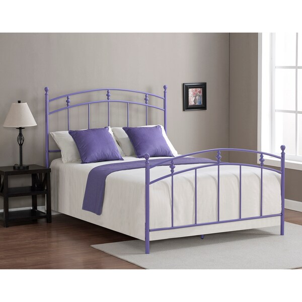 Shop Pogo Full Size Lavender Bed Frame Free Shipping Today