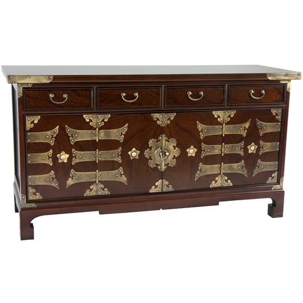 Handmade Korean Antique Style Coffee Table Low Chest Handmade Korean Antique Style Coffee Table Low Chest