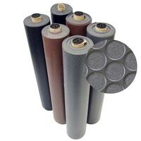 Rubber-Cal Coin-Grip Rubber Flooring Rolls - 2mm thick x 4ft. Wide Rubber Rolls