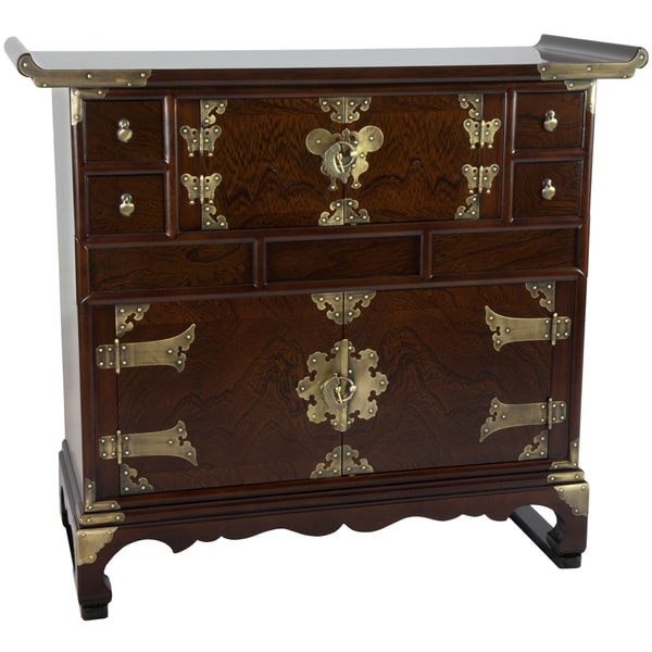 Korean Double Cabinet Design Scholars Chest (Korea)