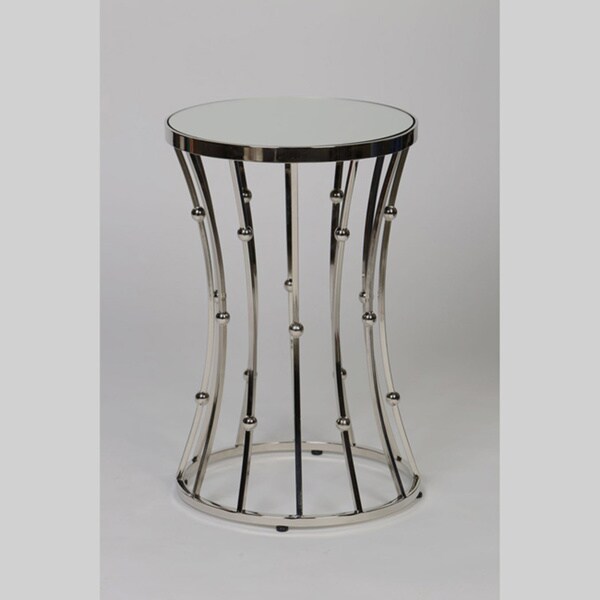 Mirrored Top Accent Table Coffee, Sofa & End Tables