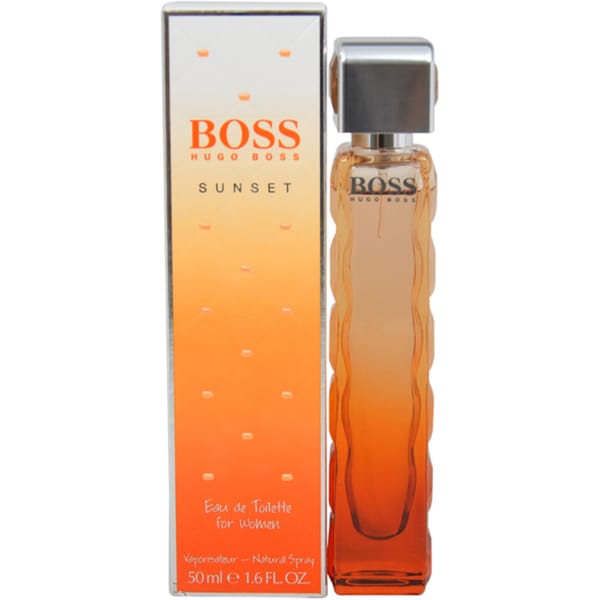 hugo boss orange sunset woman