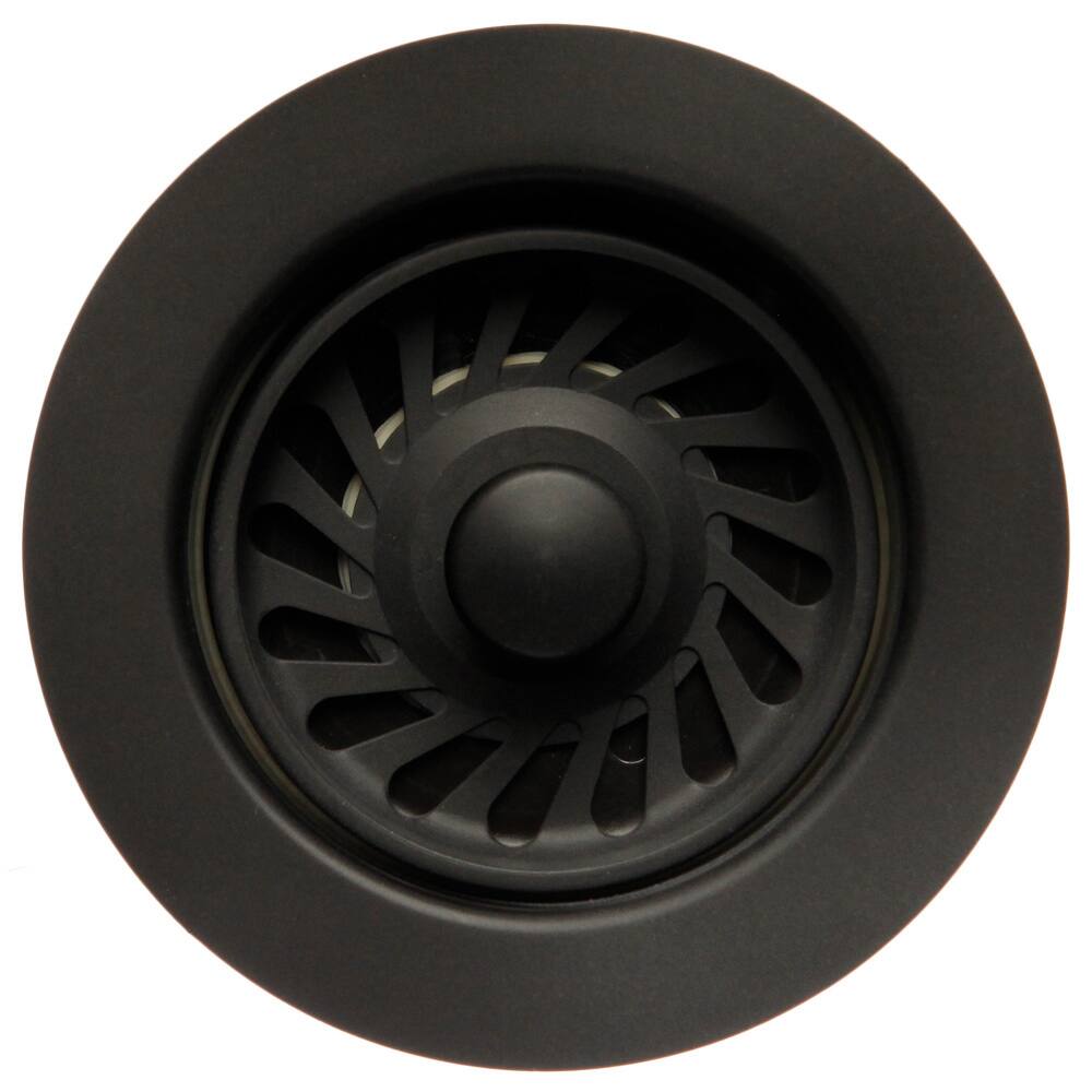 UK2150MBL Evolution Disposal Flange and Stopper Matte Black