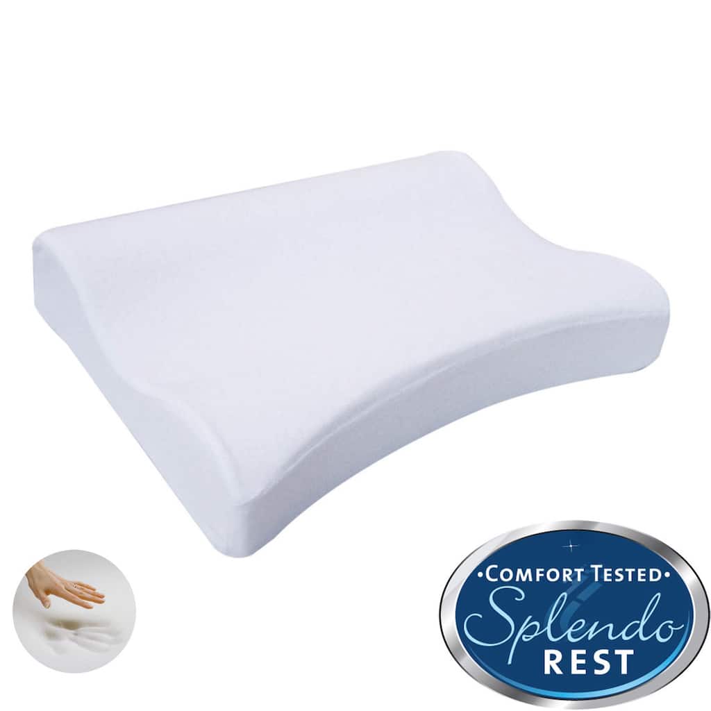 Splendorest Exquisite Comfort Memory Foam Contour Shoulder Pillow