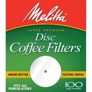 White Disc Coffee Filter 100 Count Pack of 6 for sale online