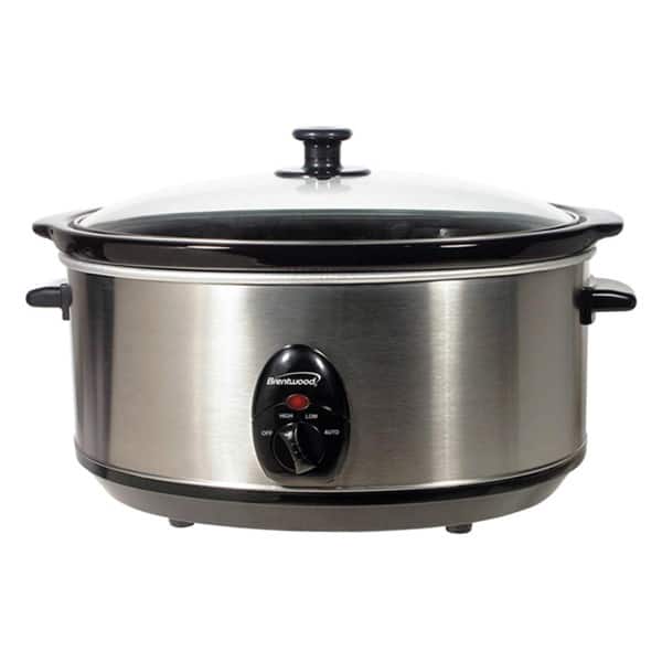 Brentwood Select SC-157W 7 Quart Slow Cooker, White - Brentwood