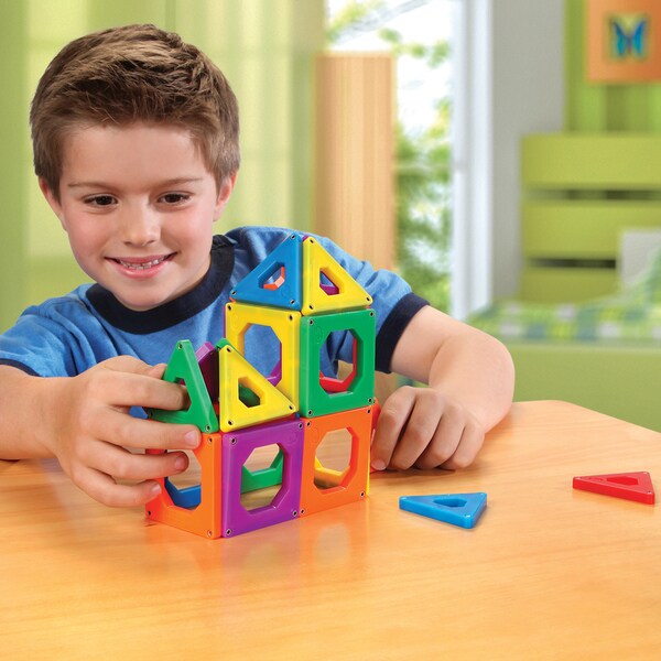 discovery kids magnetic tile set