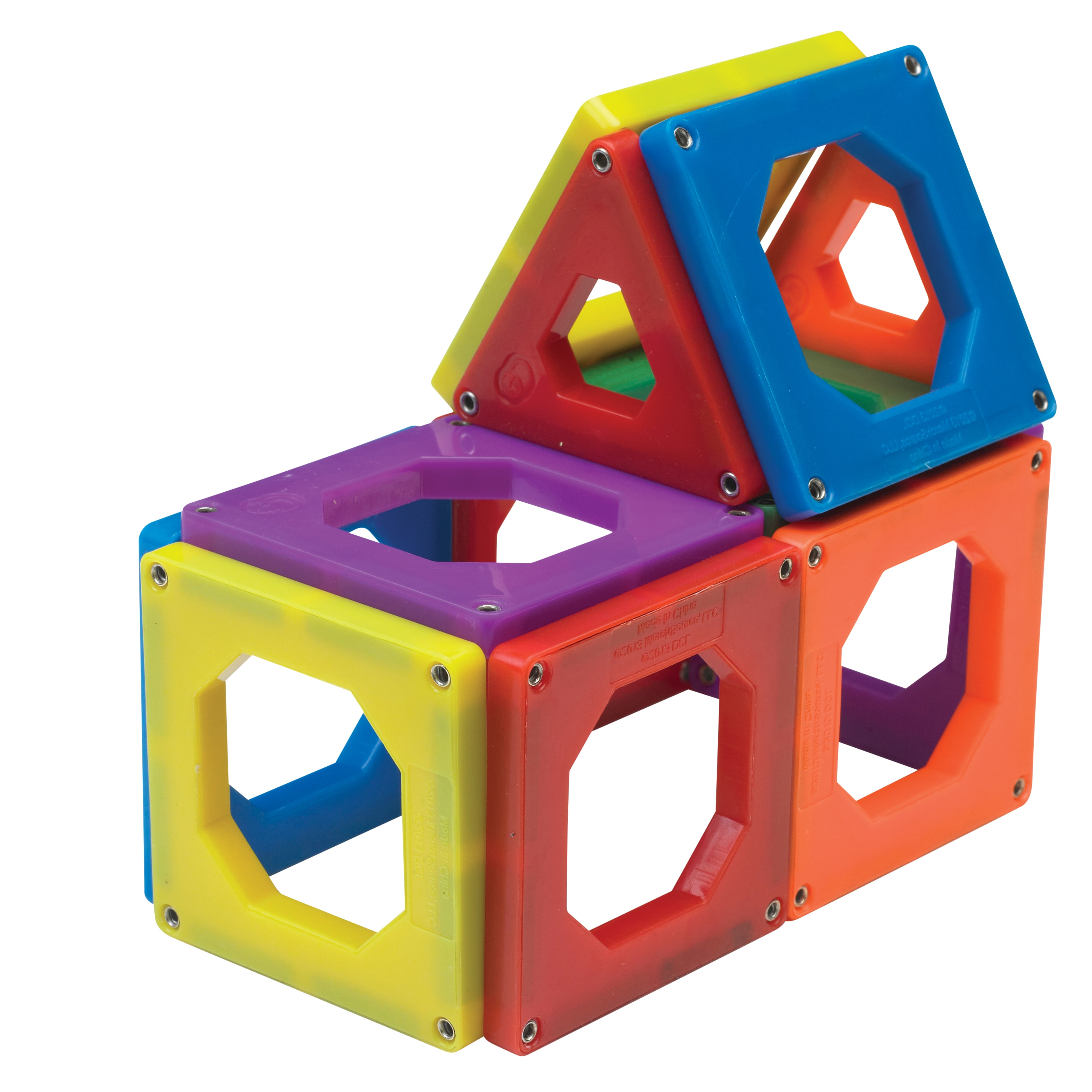 discovery kids magnetic building blocks set