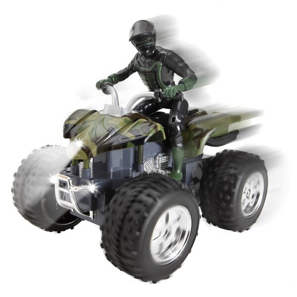 Black Series Remote Control All Terrain Sport Quad Vehicle   15572163