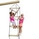 preview thumbnail 6 of 9, Swing-N-Slide Triangle Rope Ladder with Black Nylon Ropes - 22" W x 22" L x 92" H