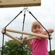preview thumbnail 7 of 9, Swing-N-Slide Triangle Rope Ladder with Black Nylon Ropes - 22" W x 22" L x 92" H
