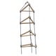 preview thumbnail 1 of 9, Swing-N-Slide Triangle Rope Ladder with Black Nylon Ropes - 22" W x 22" L x 92" H