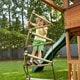 preview thumbnail 9 of 9, Swing-N-Slide Triangle Rope Ladder with Black Nylon Ropes - 22" W x 22" L x 92" H