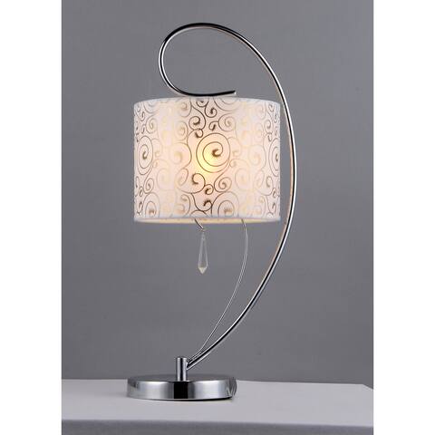 Swirl Crystal Table Lamp