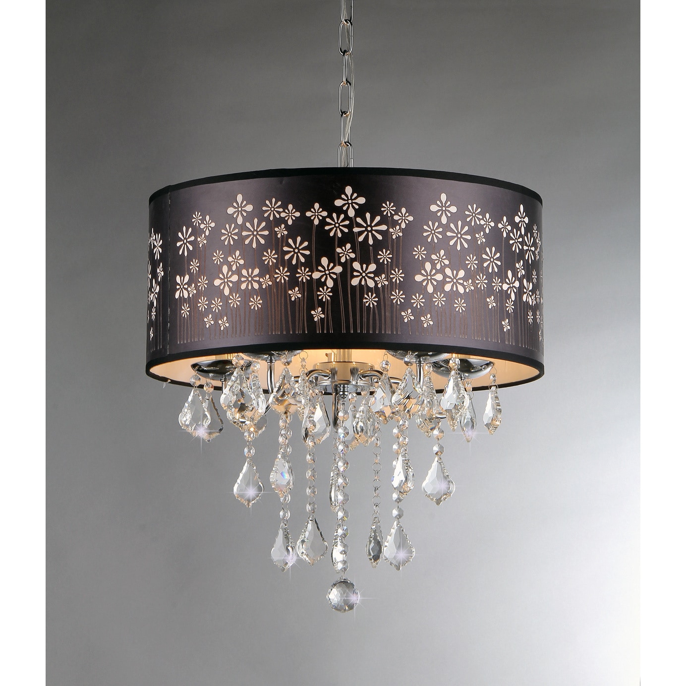 Floral Crystal Chandelier - Chandeliers For Bedrooms by Overstock.com