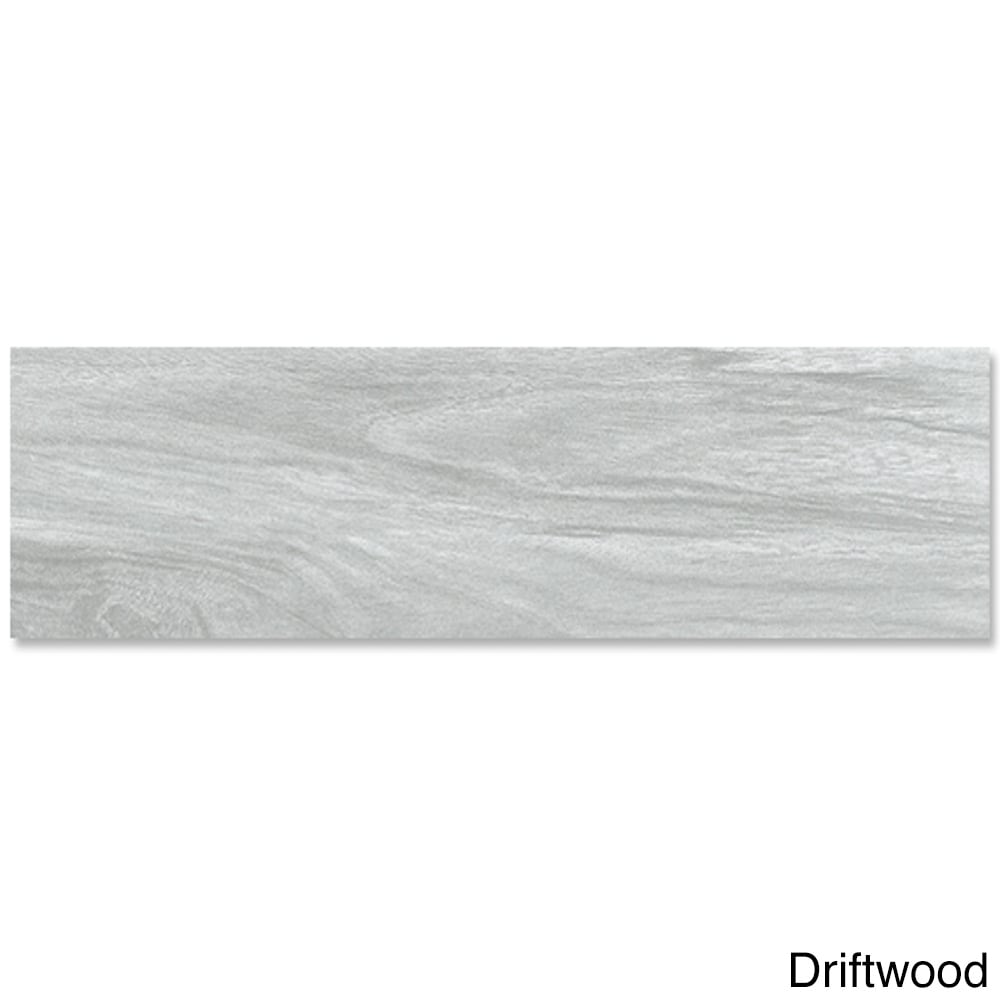 Emrytile Acacia Wood like Porcelain 6 X 24 inch Tiles (pack Of 11)