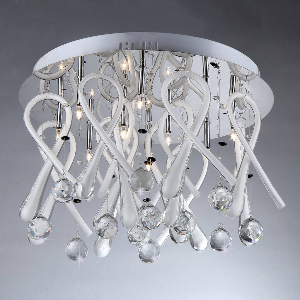 Ribbon Drops Crystal Chandelier