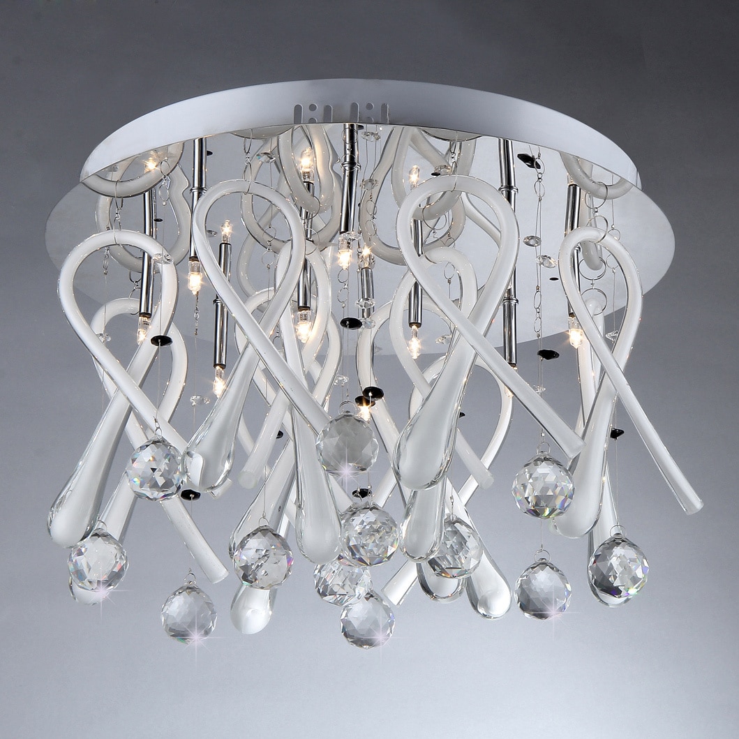 Warehouse of Tiffany Ribbon Drops Crystal Chandelier