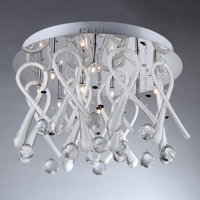 Ribbon Drops Crystal Chandelier
