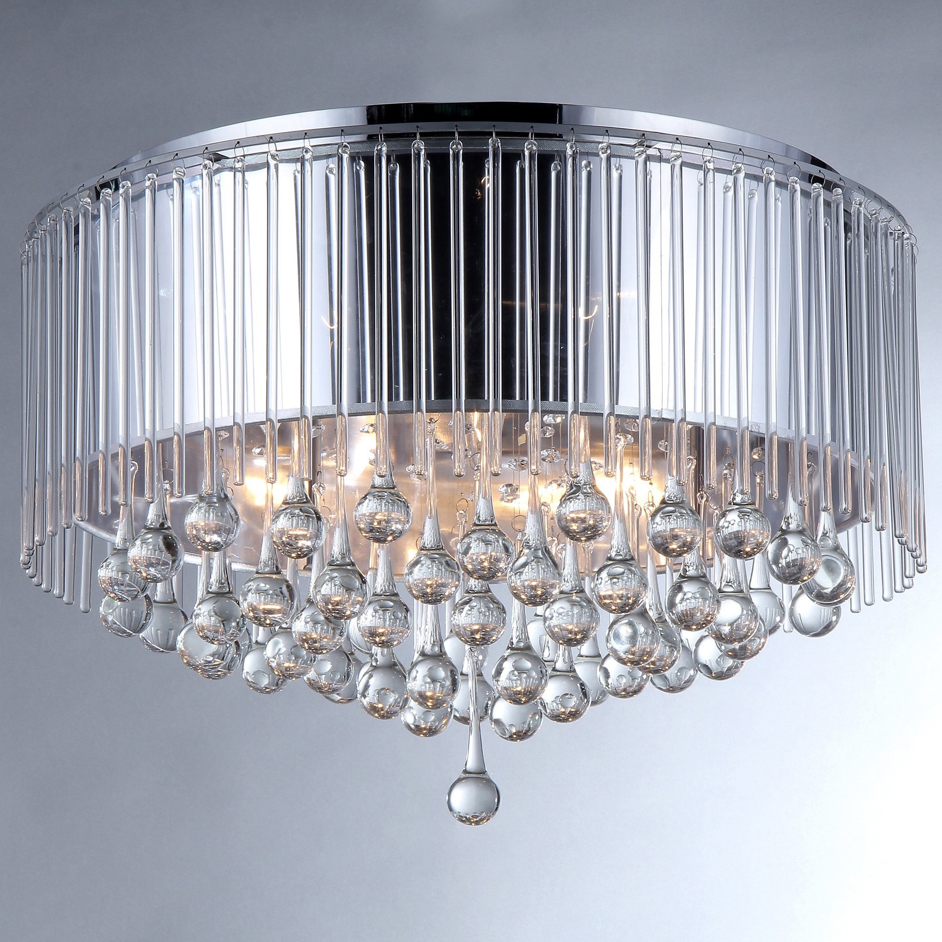 Robin Chrome finish Crystal Chandelier