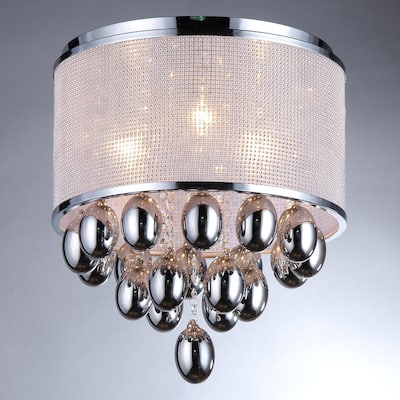 Sliver Drops Crystal Chandelier