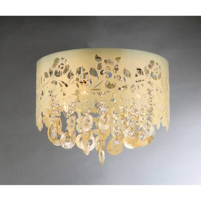 Golden Crystal Chandelier - Gold