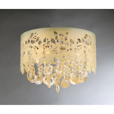 Golden Crystal Chandelier - Gold